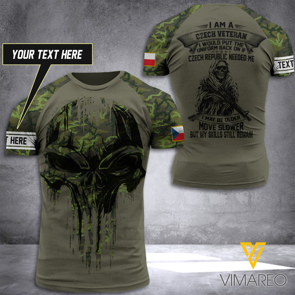 Customized Czech Soldier 3D Printed Combat Shirt EZT070621