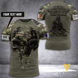 Customized French Soldier 3D Printed Combat Shirt EZT070621