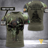 Customized Ireland Soldier 3D Printed Combat Shirt EZT070621