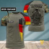 Customized German Soldier 3D Printed Combat Shirt EZT1307