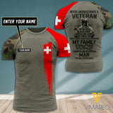 Customized Swiss Soldier 3D Printed Combat Shirt EZT1407