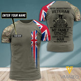Customized British Soldier 3D Printed Combat Shirt EZT1307