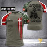 Customized Denmark Soldier 3D Printed Combat Shirt EZT104