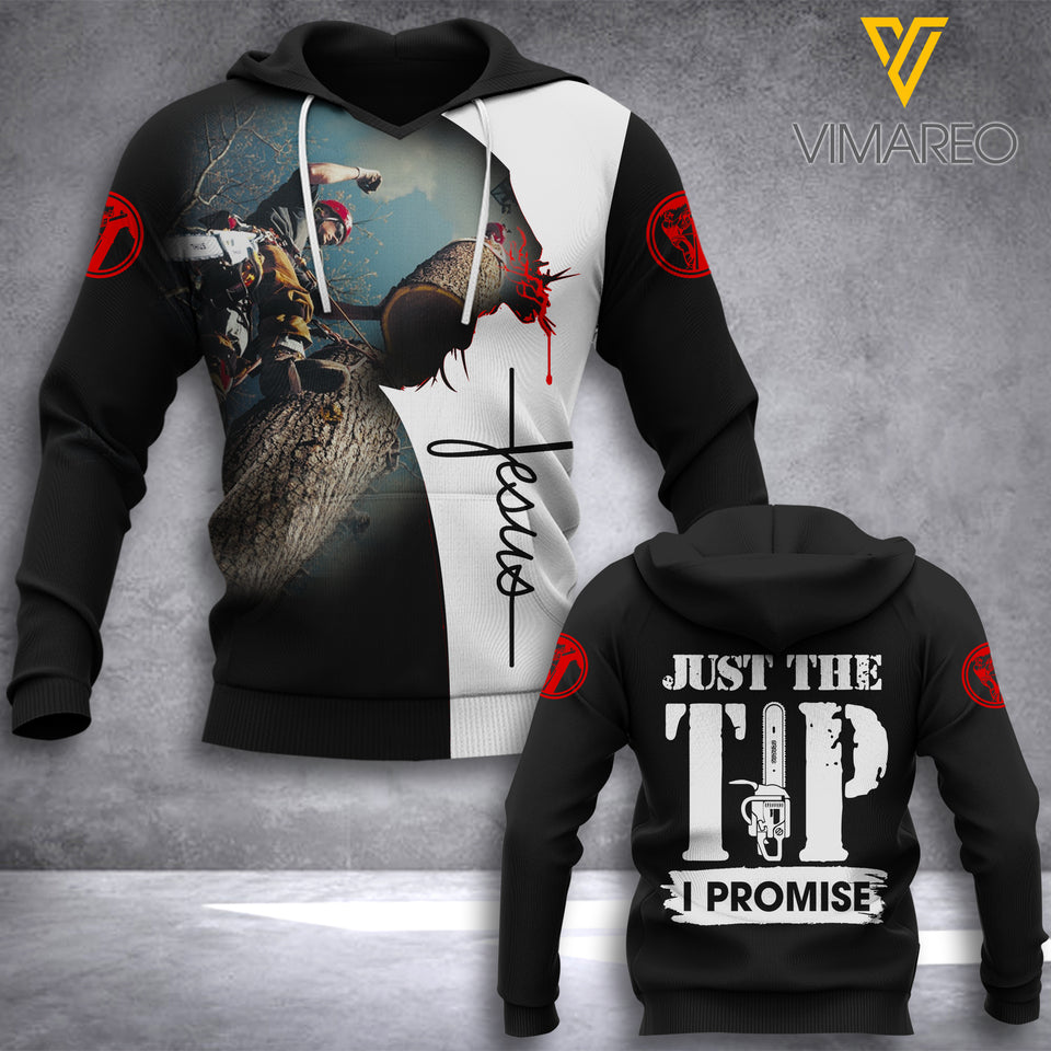 Arborist Just the tip hoodie 3d printed 1802pdt