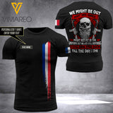 Customized French Soldier 3D Printed Combat Shirt EZQ290621