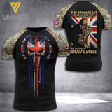 British Soldier T SHIRT 3D PRINTED LQ252