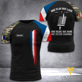 Customized French Soldier 3D Printed Combat Shirt EZQ1507