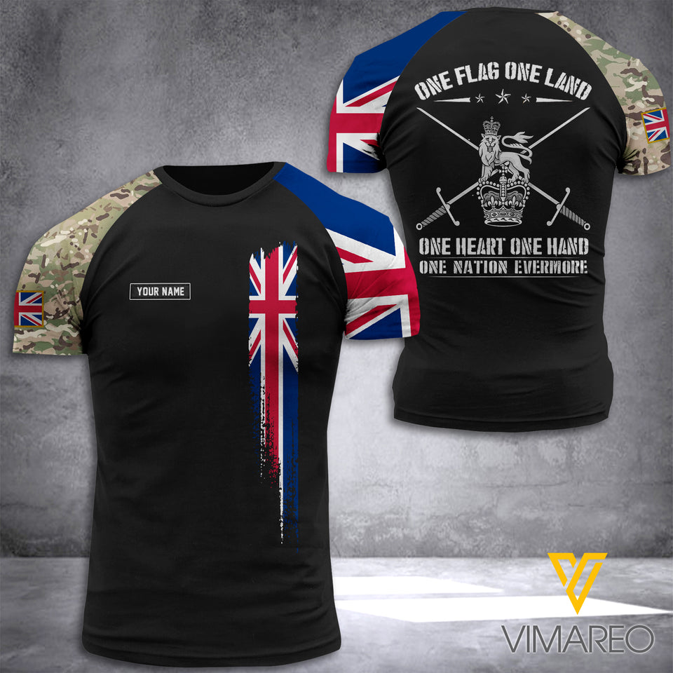 Customized British Soldier 3D Printed Combat Shirt EZQ1507