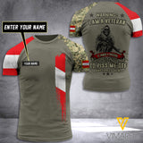 Customized Austrian Soldier Combat 3D Printed Shirt EZLN310521