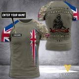 Customized British Soldier Combat 3D Printed Shirt EZLN310521