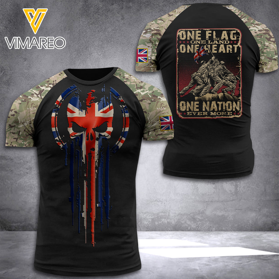 British Soldier T SHIRT 3D PRINTED LN252