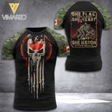 Canada Soldier T SHIRT 3D PRINTED LN252