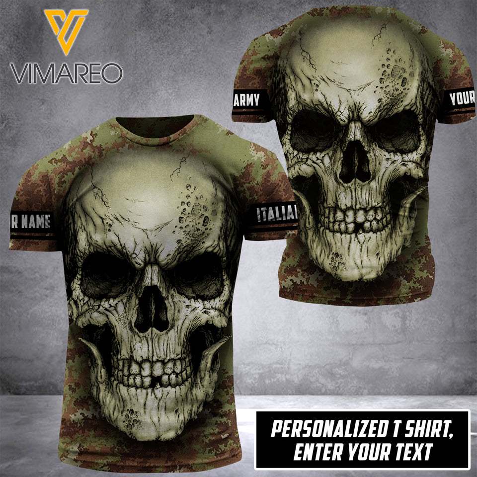 Customized Italian Soldier 3D Printed Combat Shirt EZQ020621