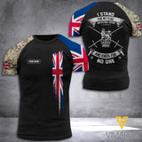 Customized British 3D Printed Combat Shirt EZQ1607