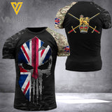 Customized British Soldier 3D Printed Shirt EZQ1707