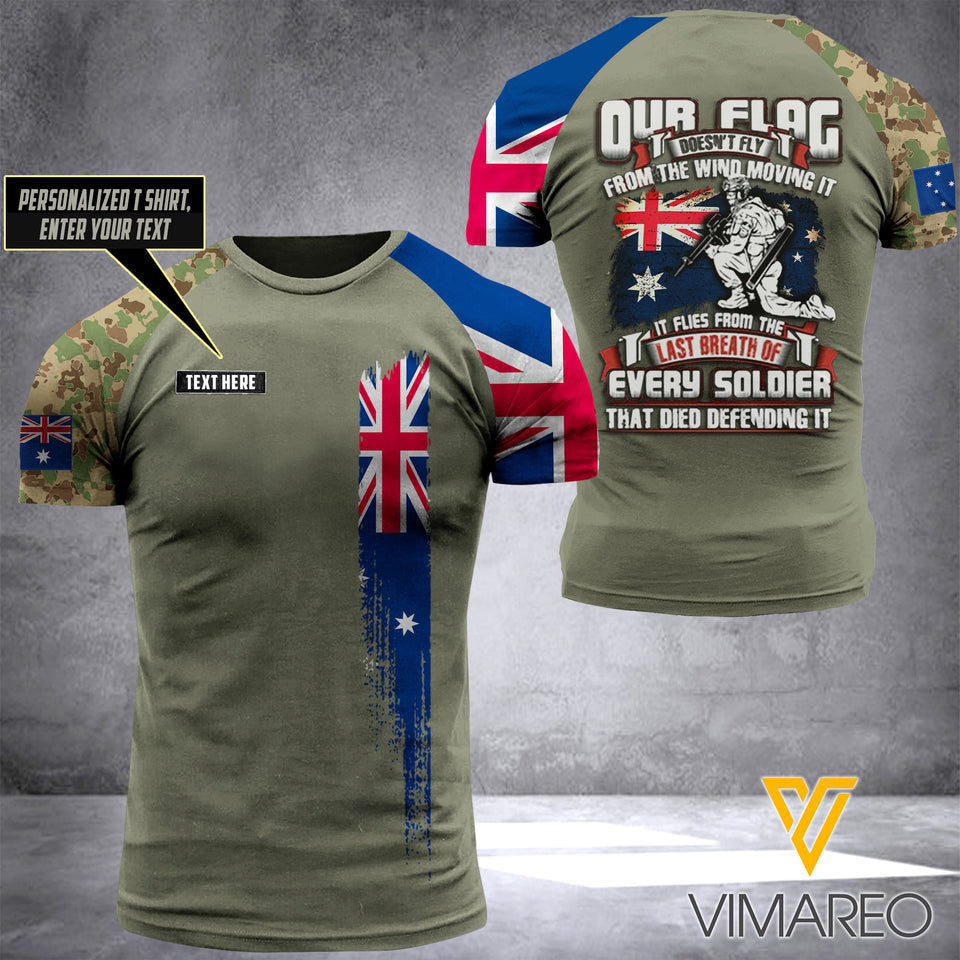 Customized Australian Soldier 3D Printed Combat Shirt EZHQ1405
