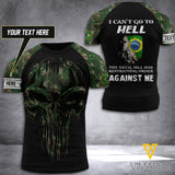 Customized Brazilian Soldier 3D Printed Combat Shirt EZLN030621
