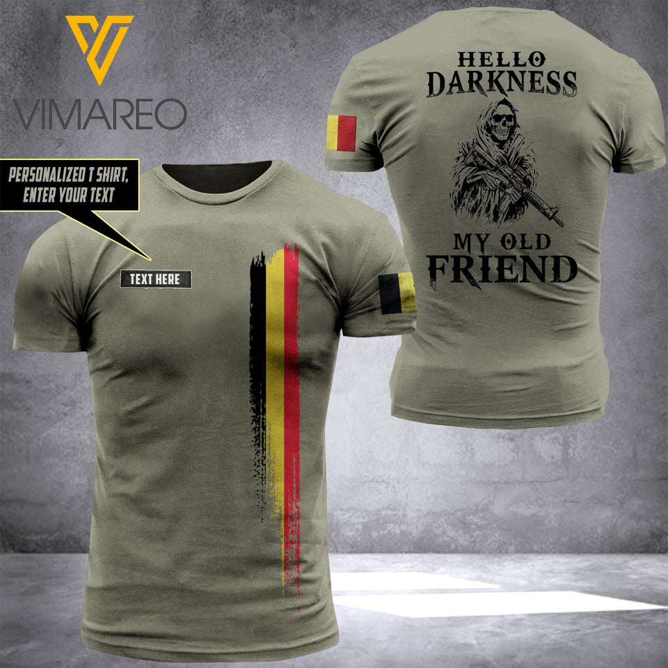 Customized German Soldier 3D Printed Combat Shirt EZLN1204