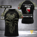 Customized Poland Soldier 3D Printed Combat Shirt EZLN030621