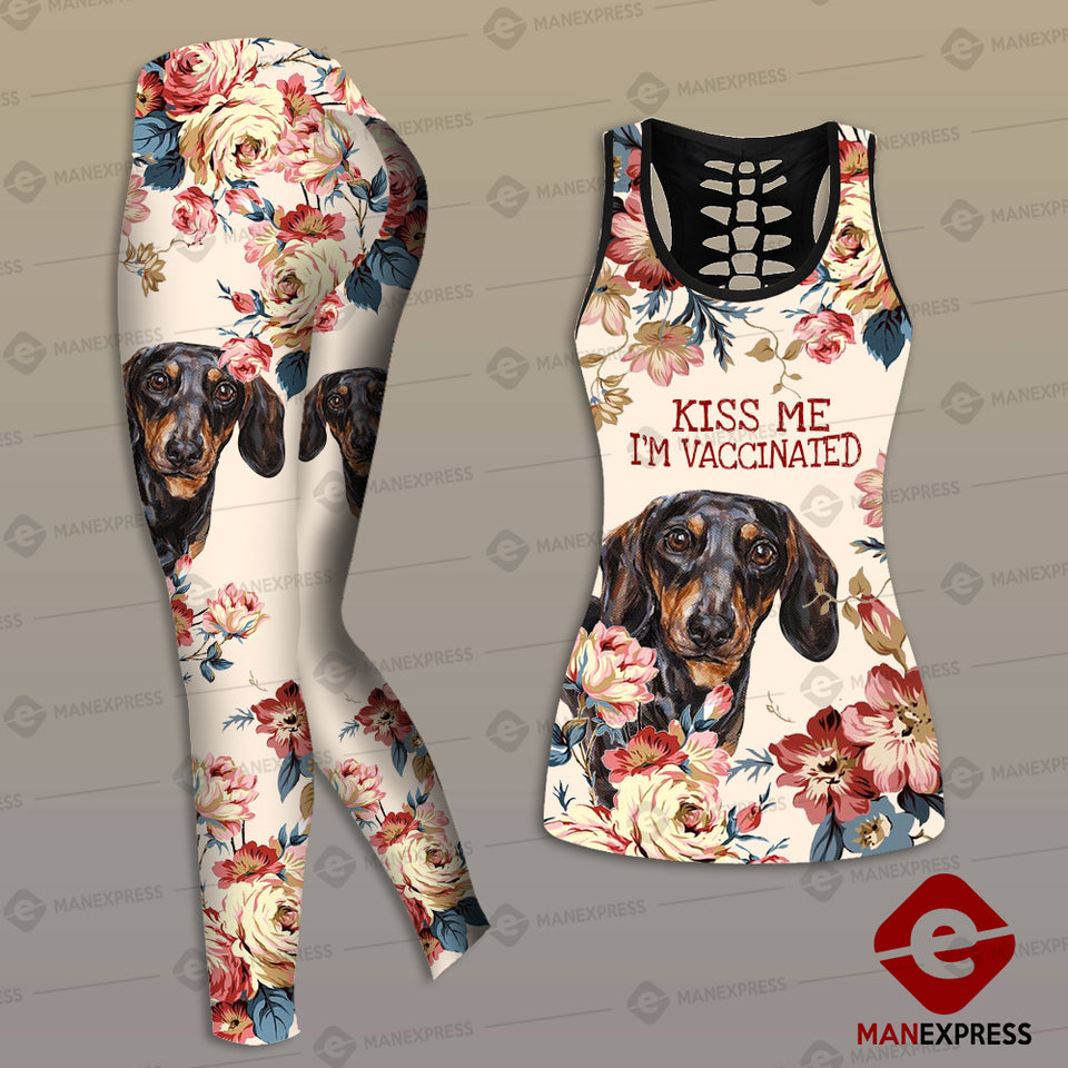 VM Dachshund Combo Tank+Legging 3d Printed 0803