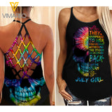 July Girl Storm Criss-Cross Open Back Camisole Tank Top 2 style ZT1403