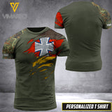 Customized German 3D Printed Combat Shirt EZQ1207