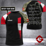Customized Austrian Soldier Combat 3D Printed Shirt EZQ310521