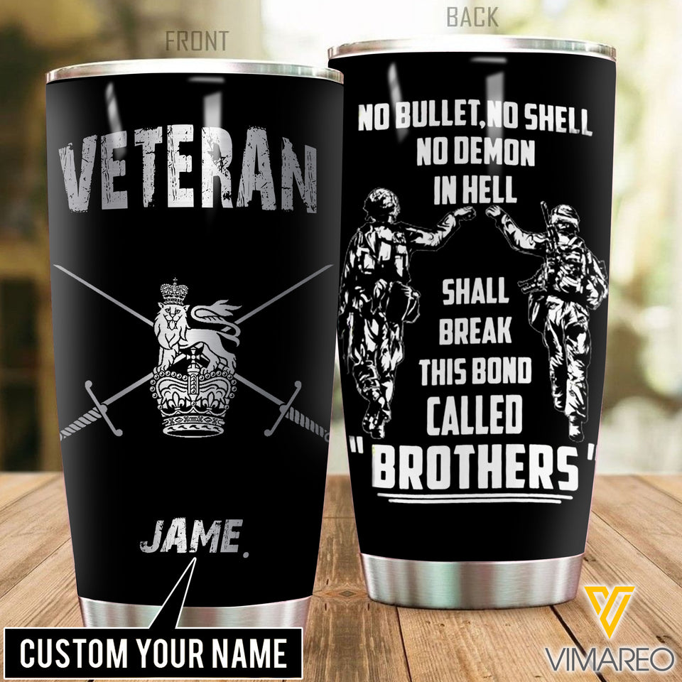 Customized British Veteran Tumbler Cup EZQ030721