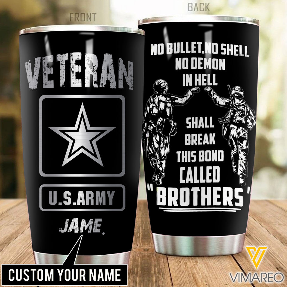 Customized US Veteran Tumbler Cup EZQ030721