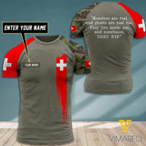 Customized Swiss Soldier Combat 3D Printed Shirt EZT180621
