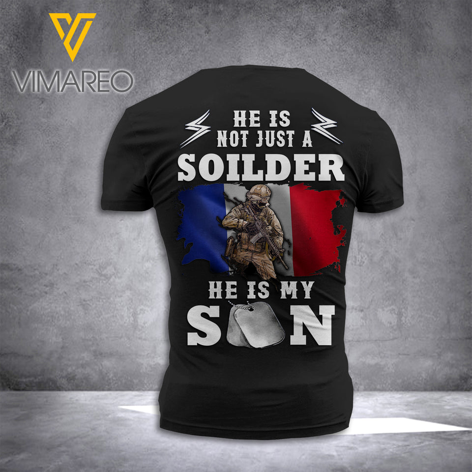 French Soldier Parent 3D Printed Combat Shirt EZLN080621
