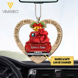PERSONALIZED COUPLE CAR HANGING 22JAN-HQ05