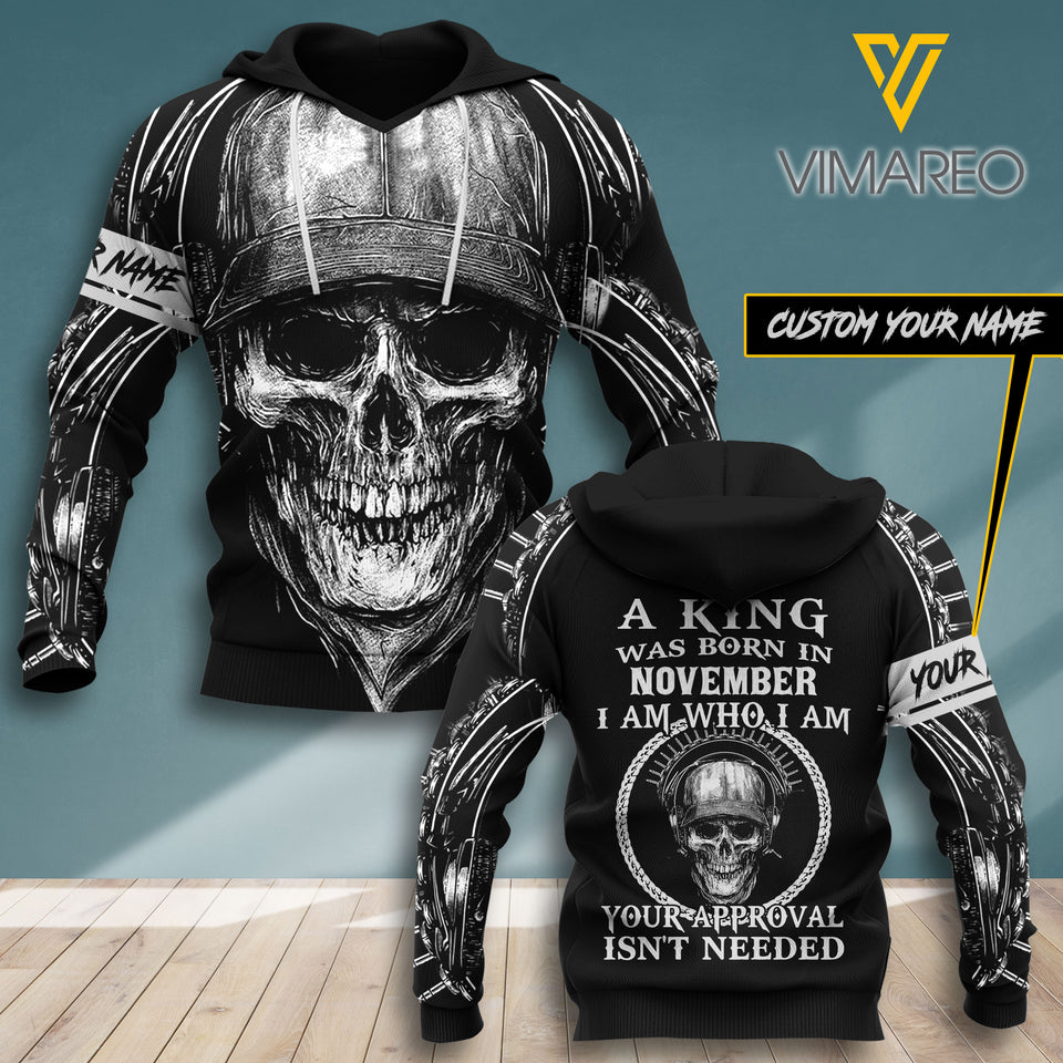 Personalized A King Was Born In November Combo SEP-HQ29
