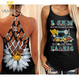 Sewing Criss-Cross Open Back Camisole Tank Top MAR-HQ14 Fabrig