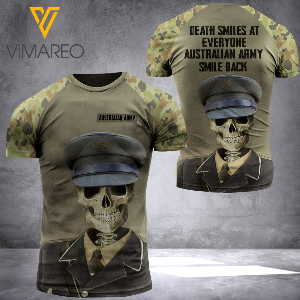 AUSTRALIAN ARMY CAMO TSHIRT PRINTED JUE-HQ17