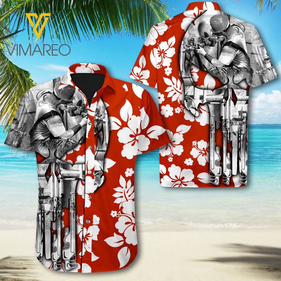Plumber 3D Printed Mens Shirt JUE-HQ28