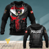AUSTRIA POLIZEI HOODIE 3D PRINTED JUE-DT18
