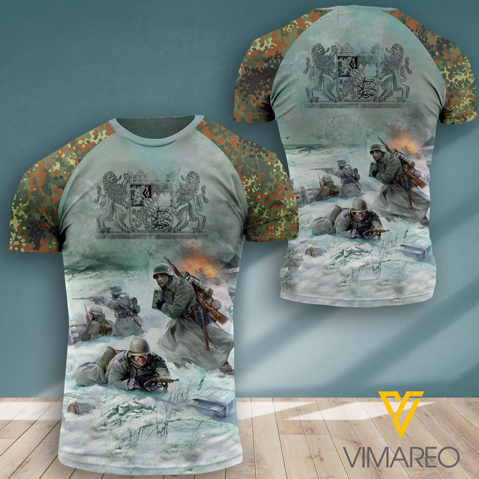 Bavaria Soldier CAMO TSHIRT 3D PRINTED