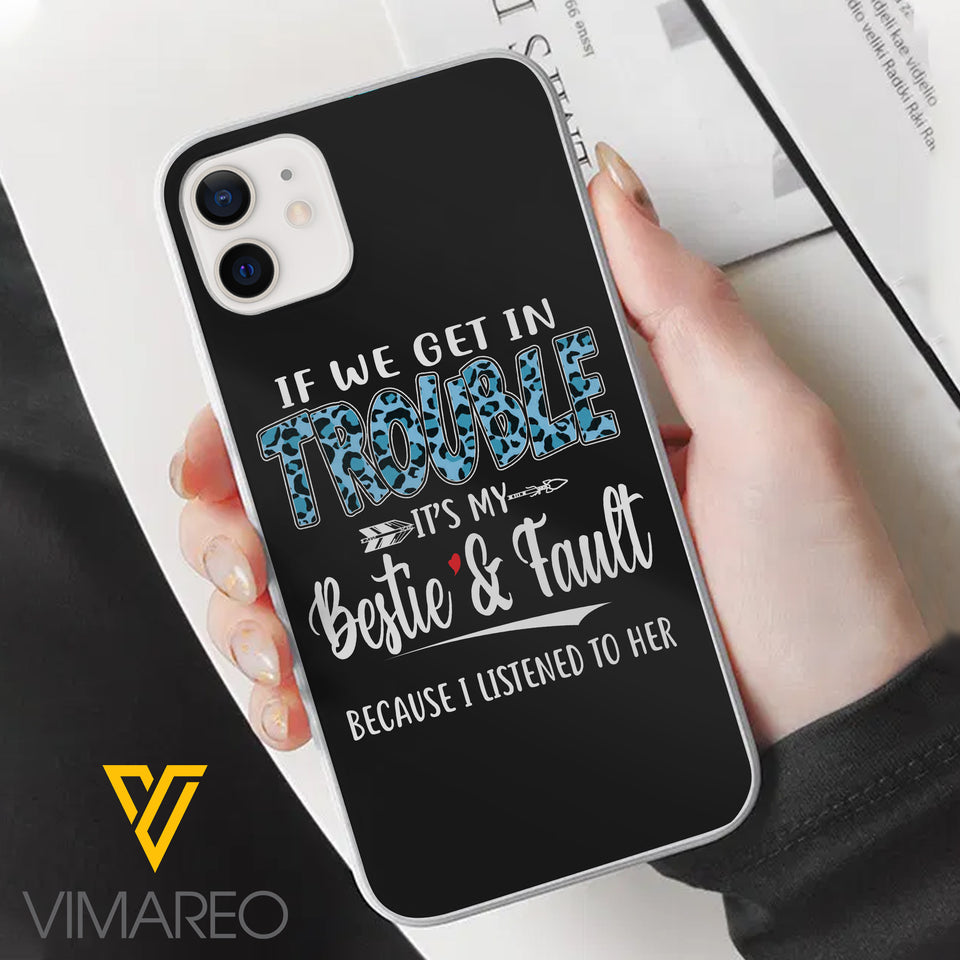 TROUBLE PHONECASE PRINTED JUE-DT24