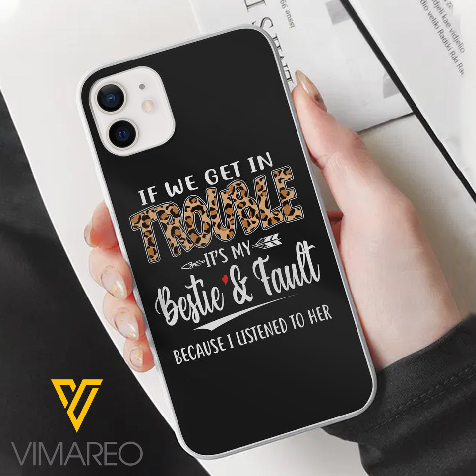 TROUBLE PHONECASE PRINTED JUE-DT24