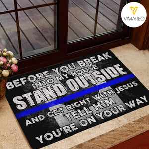 Canada Police Doormat APR-LN01