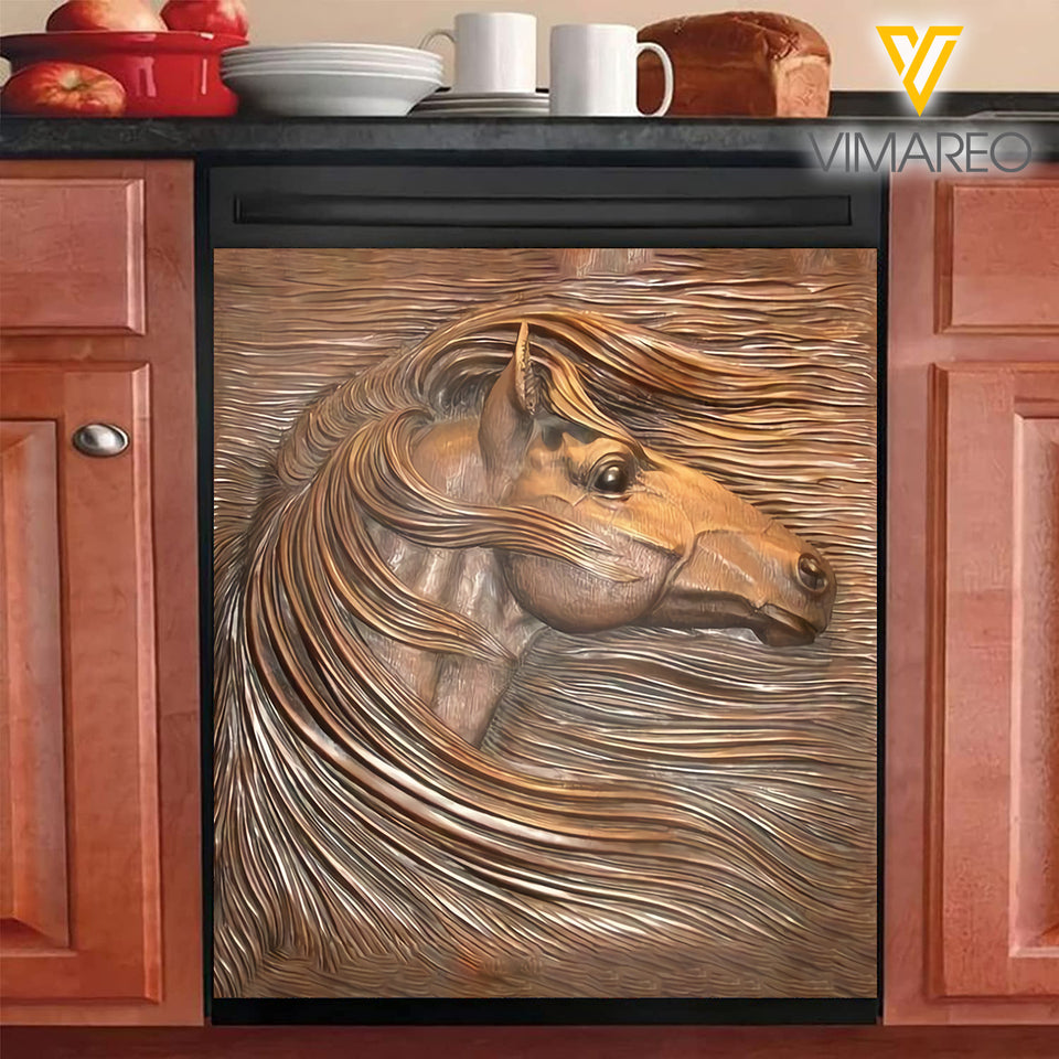 Horse Kitchen Dishwasher Cover OCT-MQ07