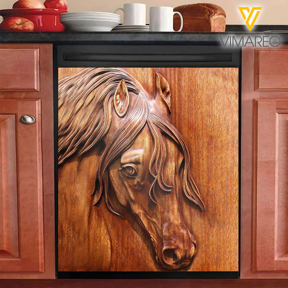 Horse Kitchen Dishwasher Cover OCT-MQ07