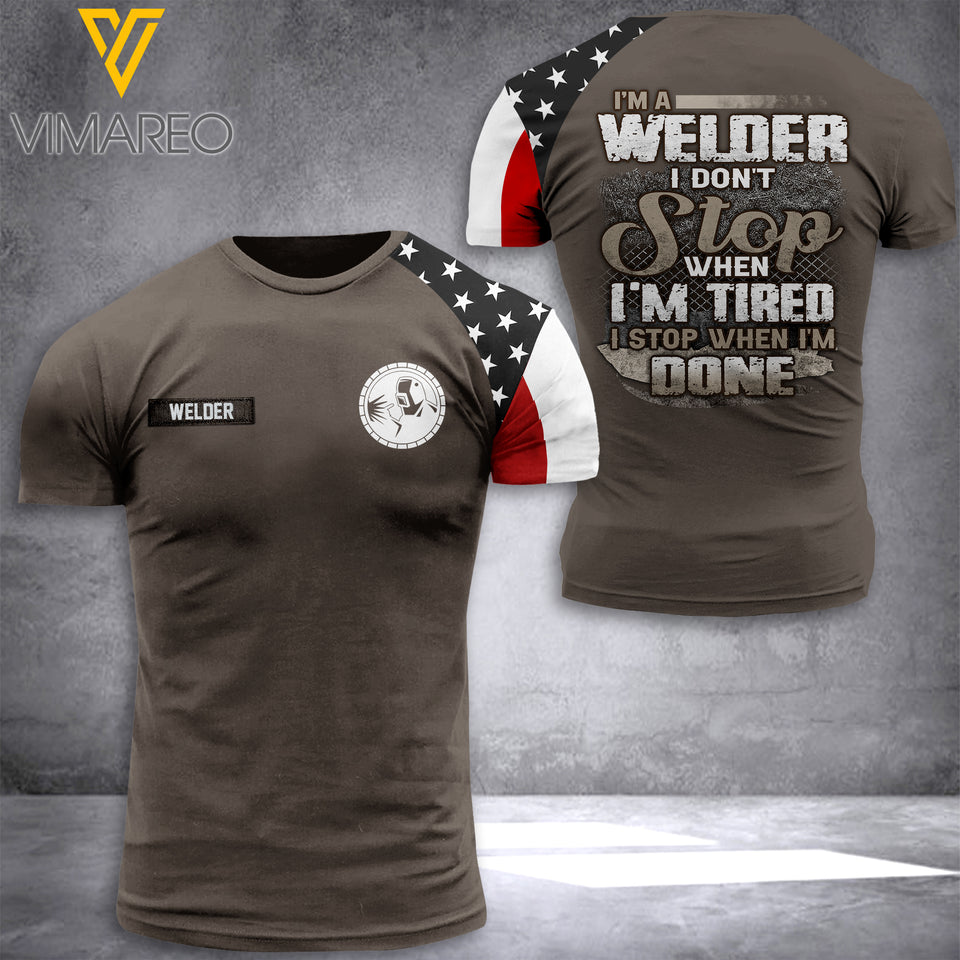 WELDER TSHIRT 3D PRINTED MAR-DT26