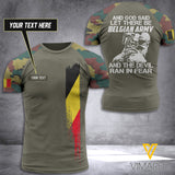 MH PERSONALIZED BELGIUM SOLDIER TSHIRT 3D PRINTED MAY-DT18