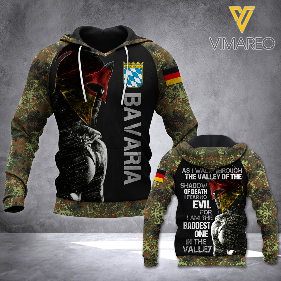 BAVARIA SPARTAN HOODIE 3D PRINTED JUE-QH30