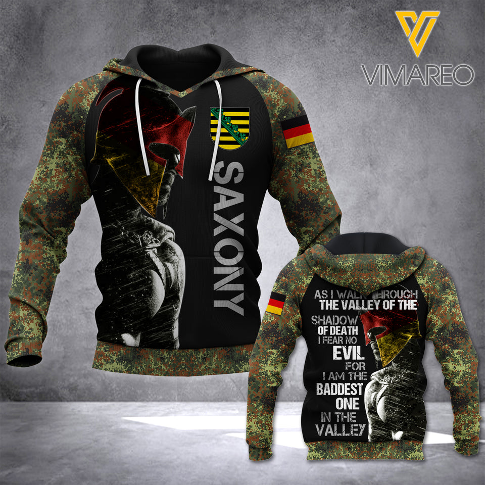 SAXONY SPARTAN HOODIE 3D PRINTED JUE-QH30