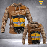 Union Pacific Railroad Camo HOODIE 3D PRINTED JUE-QH24