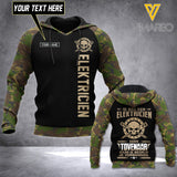 PERSONALIZED ELEKTRICIEN HOODIE 3D PRINTED