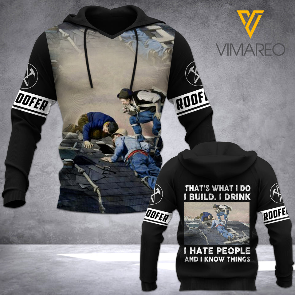 MH ROOFER HOODIE 3D PRINTED FEB-QH01